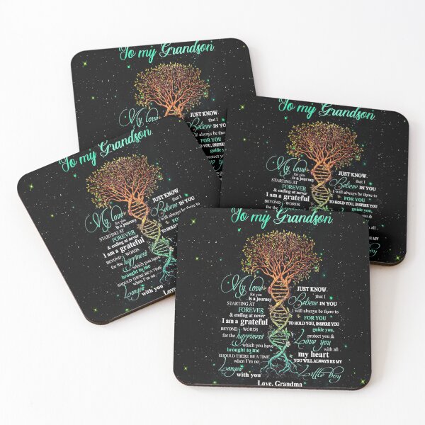 Item preview, Tree To My Grandson DNA Sparkling Black designed and sold by HeinoWill.