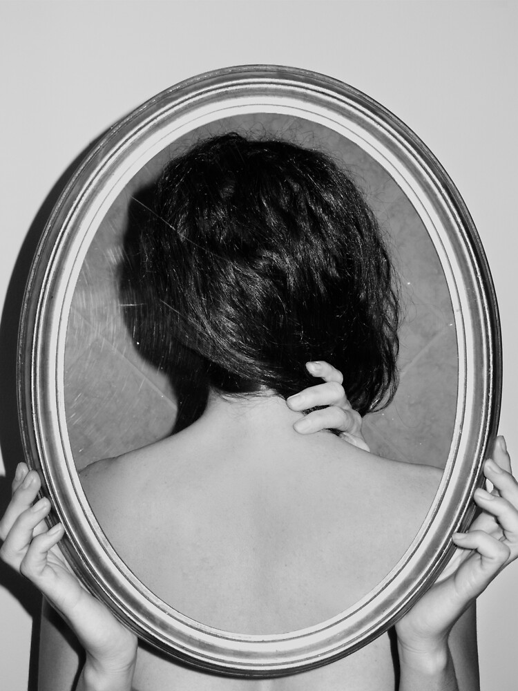 "Mirror Girl" Sticker for Sale by Yurian Redbubble