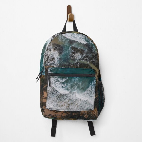 Item preview, /// Break /// Drone photo of waves crashing on the rocks NSW, Australia designed and sold by Est-Image-Co.