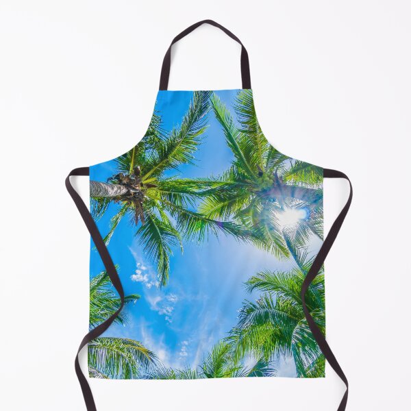 Item preview, Coconut palm tree on blue sky designed and sold by TheVIP.