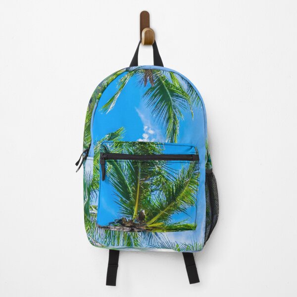 Item preview, Coconut palm tree on blue sky designed and sold by TheVIP.