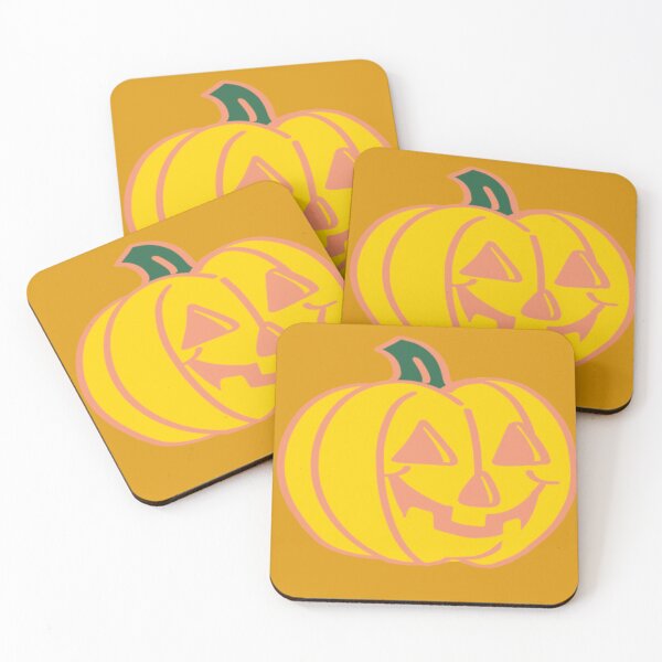 Item preview, Cute Jack O Lantern with Orange Background  designed and sold by SpaceQueenKee ⭐️⭐️⭐️⭐️⭐️.