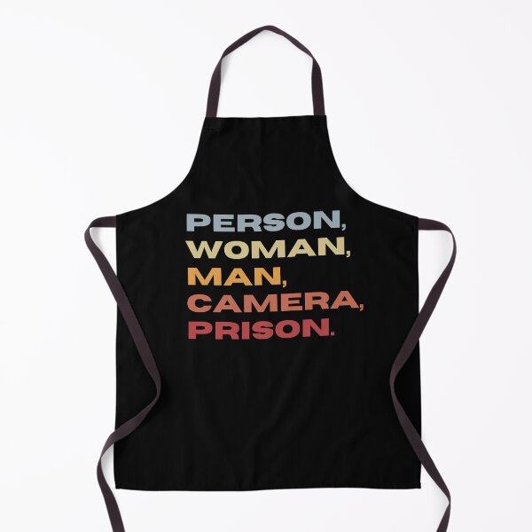 Item preview, Person Woman Man Camera Prison | Funny Political Humor | 2022 Midterm Election designed and sold by KonnichiwaStore.