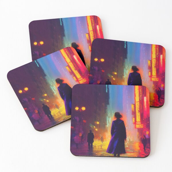 Item preview, On a midnight street designed and sold by AM FineArtPrints.