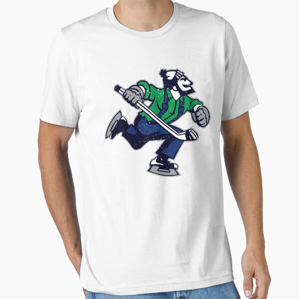 Item preview, Johnny Canuck Logo Texture Essential T-Shirt designed and sold by RobertValen.