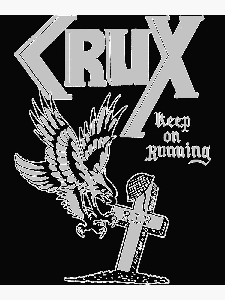 Crux Keep On Running Oi! Skinhead Punk | Poster