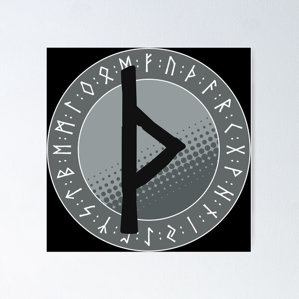 Item preview, Runes and Runic Symbols - Thurisaz (Thorn) designed and sold by iscaStudioArt.