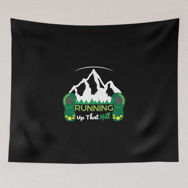 Item preview, Running Up That Hill For Mountain Runners Essential T-Shirt designed and sold by WingedLizardJo.