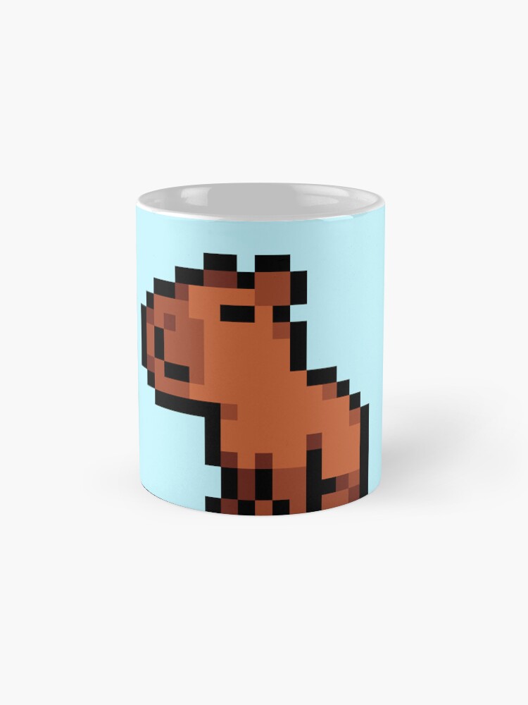 Smol Pixel Capybara Sticker for Sale by TofuPixel