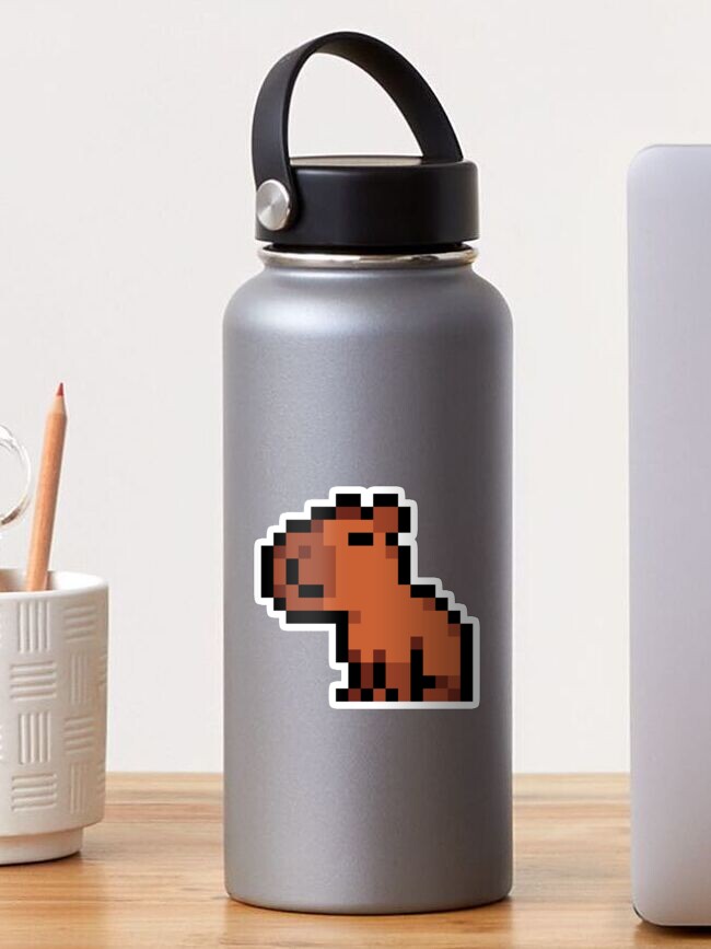 Smol Pixel Capybara Sticker for Sale by TofuPixel