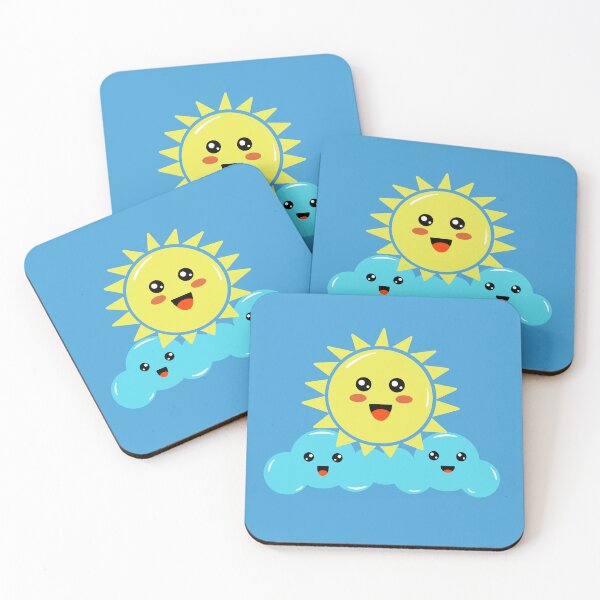 Item preview, Clouds and sun, Kawaii designed and sold by micarto.