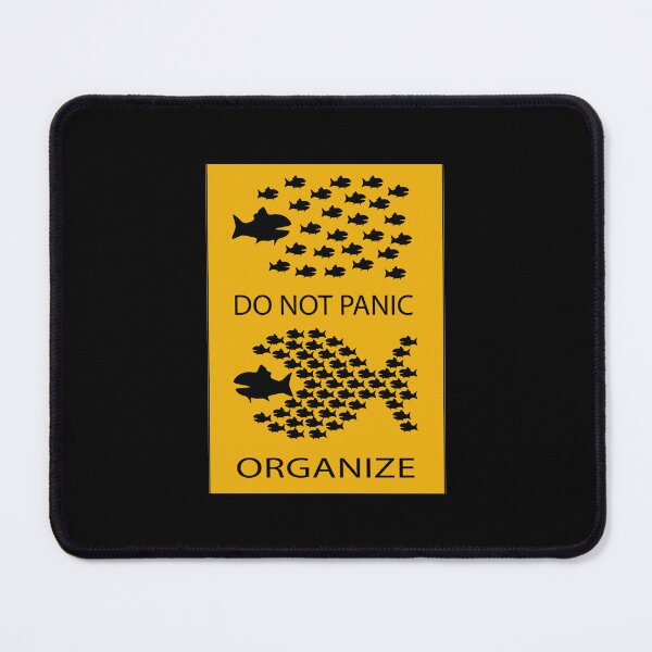 Item preview, Do Not Panic Organize - resistance PosterSticker designed and sold by DioselinaJua.