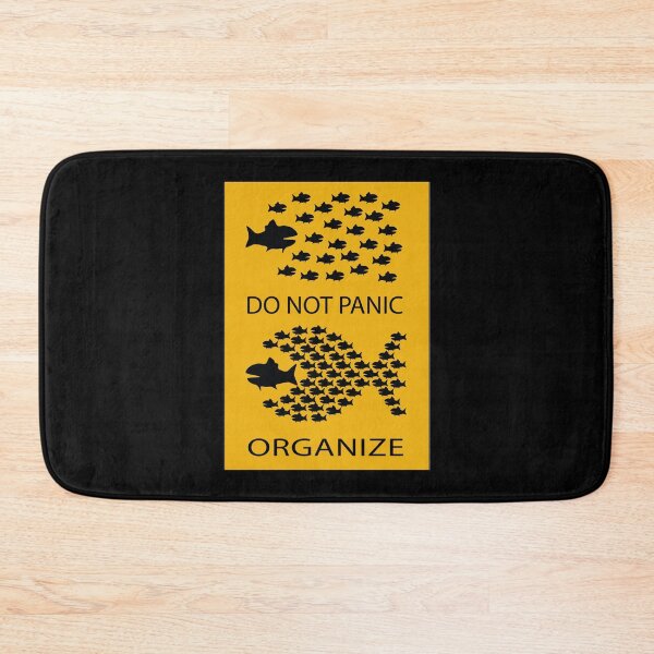 Item preview, Do Not Panic Organize - resistance PosterSticker designed and sold by DioselinaJua.