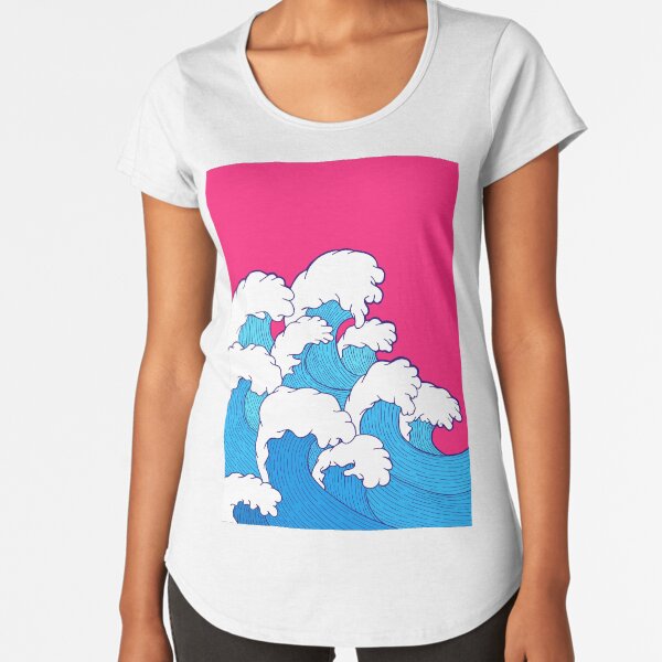 As the waves roll in Premium Scoop T-Shirt