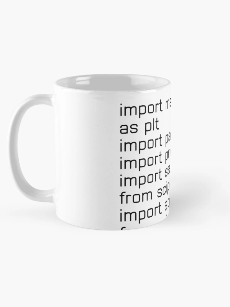 Thumbnail 5 von 6, Kaffeebecher, Python, Python-Import, Python-Tutorial, Python-Importmodul designt und verkauft von hive8.