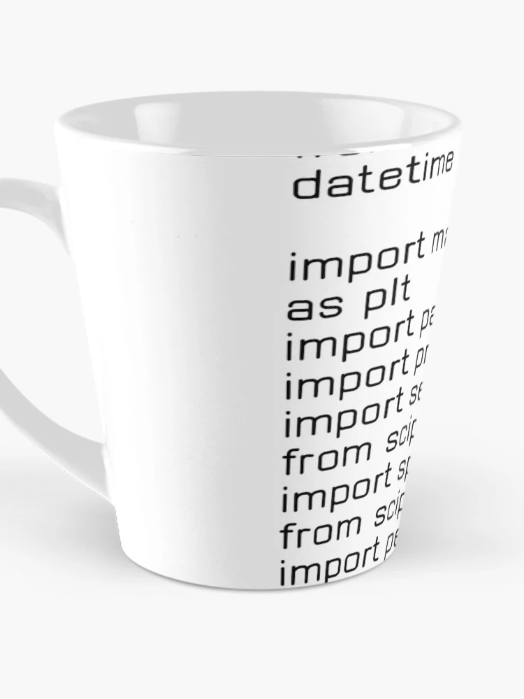 Thumbnail 3 of 4, Coffee Mug, python,python import,python tutorial,python import module designed and sold by hive8.