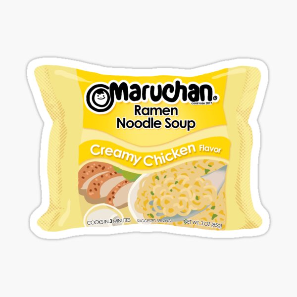 Maruchan Creamy Chicken Noodle Ramen Pegatina