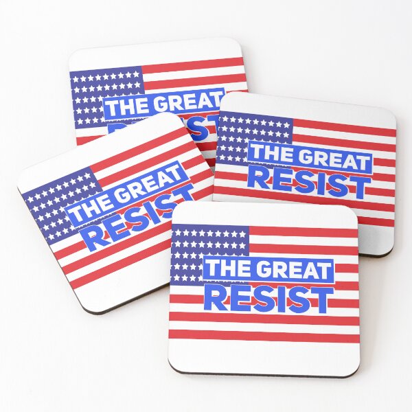 Item preview, THE GREAT RESIST AMERICAN FLAG designed and sold by GraffitiBomberZ.