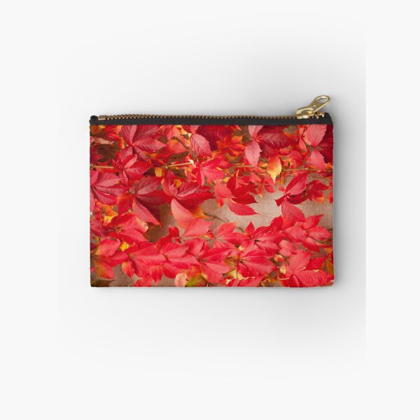 Item preview, Vitaceae red ivy wall abstract designed and sold by Arletta Cwalina.