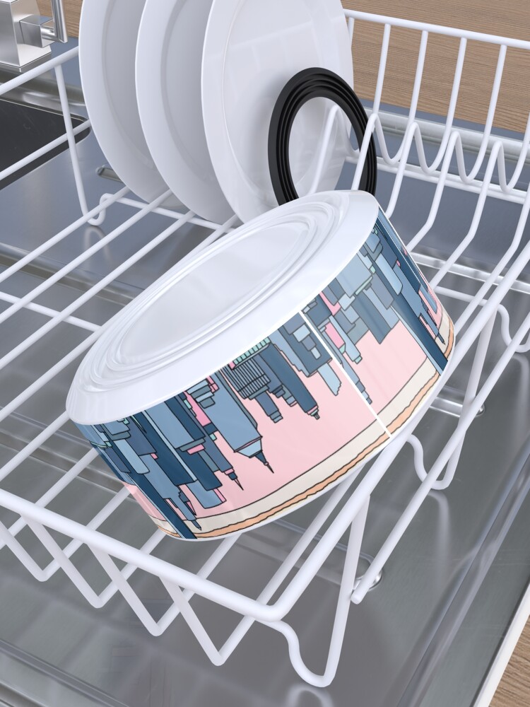 Alternate view of City sunset by Elebea Pet Bowl