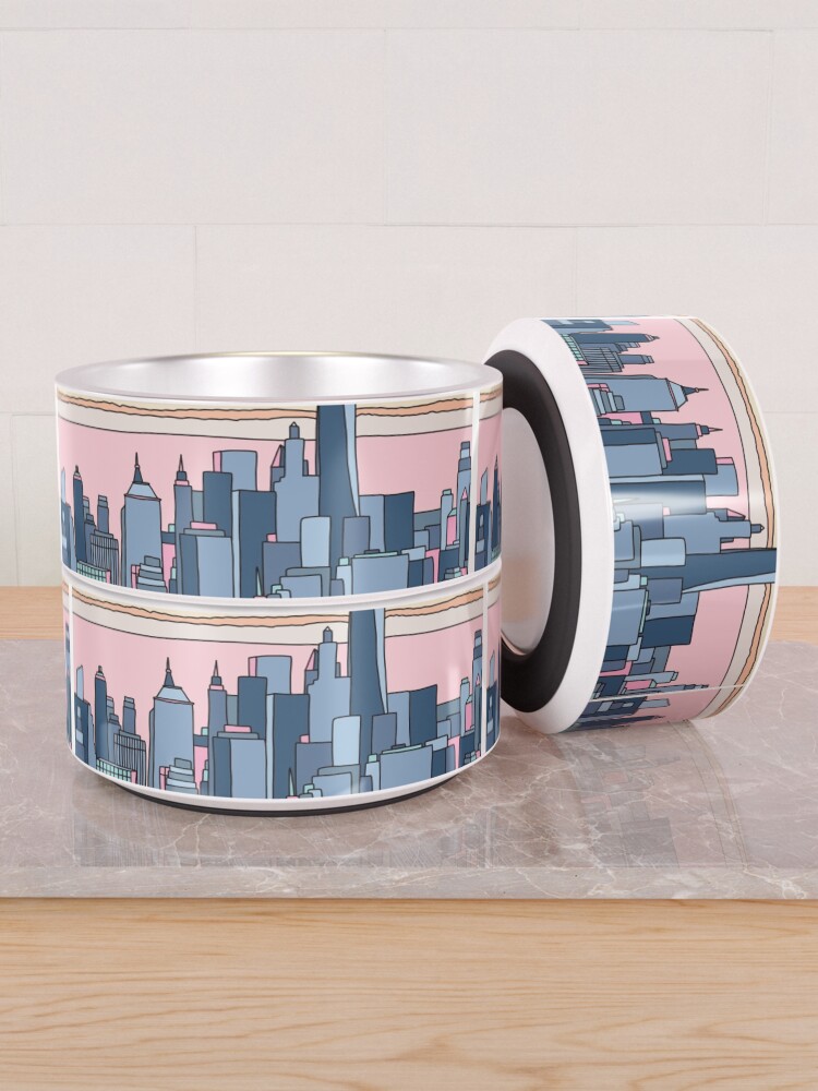Alternate view of City sunset by Elebea Pet Bowl