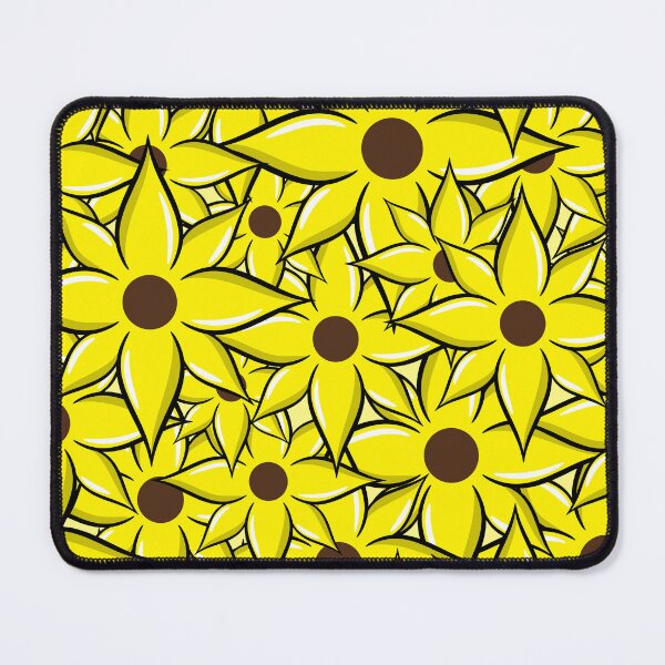Item preview, Cheerful Yellow Flowers Pattern designed and sold by S Cube Design.