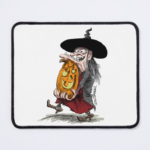Item preview, Halloween Witch and Pumpkin designed and sold by IanBakerToons.