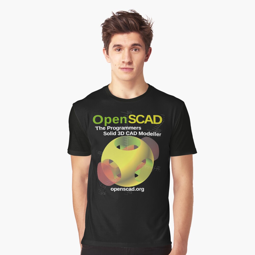 OpenSCAD - The Dark Side Graphic T-Shirt