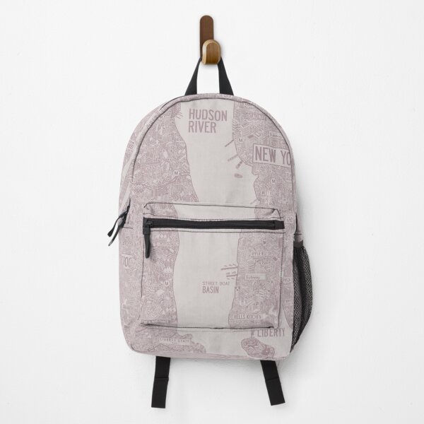 Item preview, faded cool NYC new york map with labels designed and sold by oliver polanski.