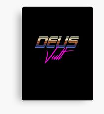 Deus Vult - Synthwave Canvas Print