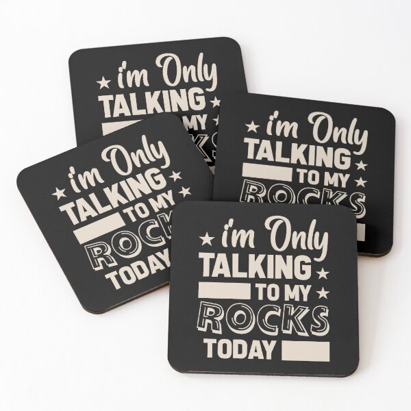 Item preview, Talking to My Rocks Geology Geologist Humor designed and sold by MadPanda.