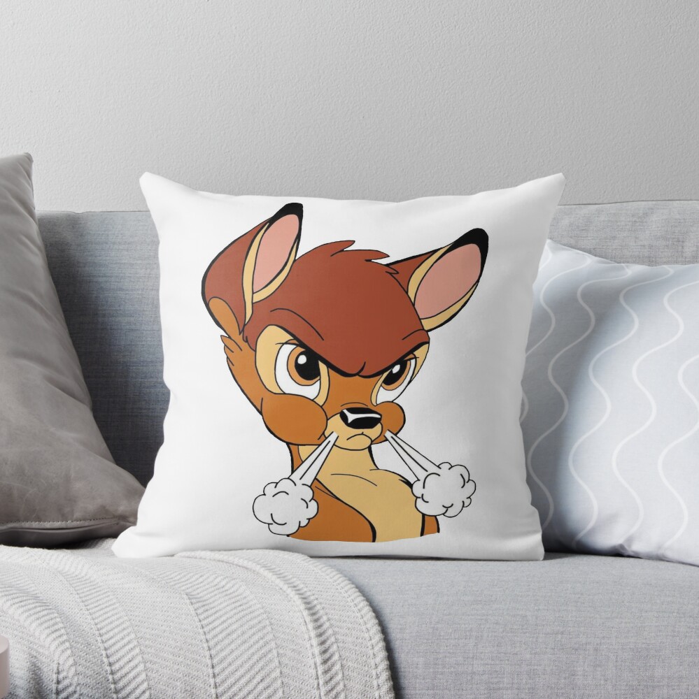 Disney 27.56 x 17.7 Bambi Canvas Outdoor Throw Pillow