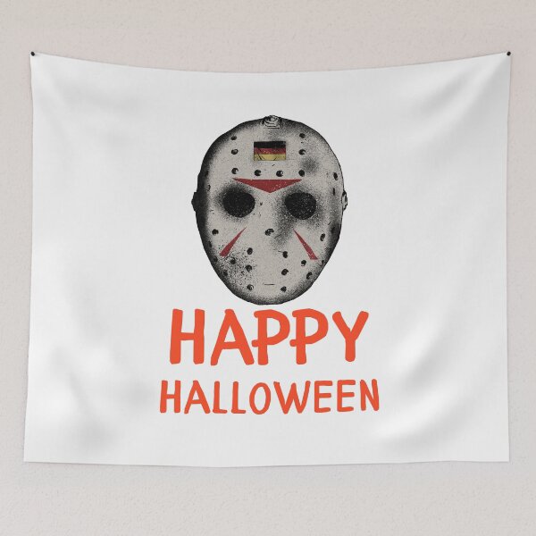 Item preview, Happy Halloween Textued Moody Halloween Jason Design designed and sold by WBP Mart.