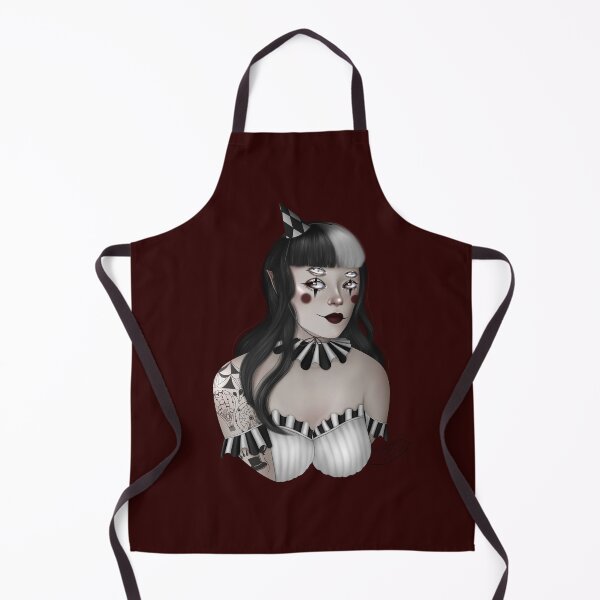 Item preview, Creepy Carnival Clown Girl designed and sold by Citrine-Faerie.