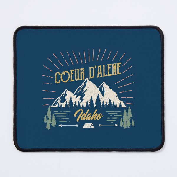 Item preview, Coeur D_Alene Idaho Mountain Design on Back   designed and sold by VenusTeeShir.