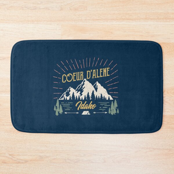 Item preview, Coeur D_Alene Idaho Mountain Design on Back   designed and sold by VenusTeeShir.
