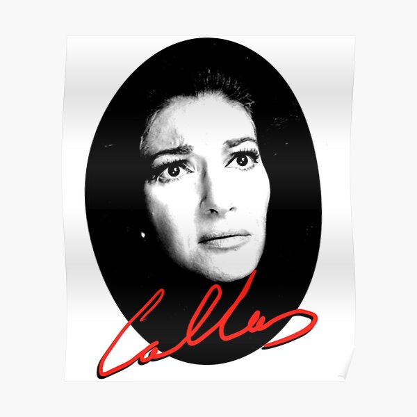 &ldquo;Maria Callas&rdquo; Poster for Sale by DMParish | Redbubble