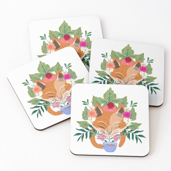 Artikelvorschau, Coffee with Fox in the Woods entworfen und verkauft von taika tori.