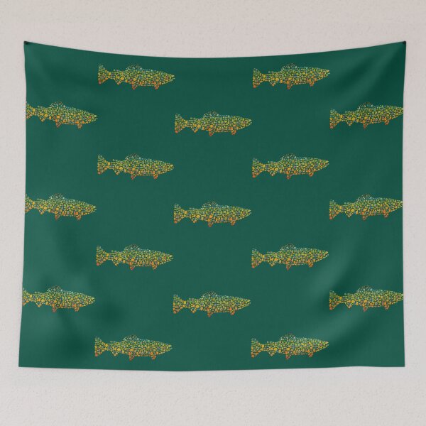 Item preview, Brook Trout Fly Fishing Brooke   designed and sold by VenusTeeShir.
