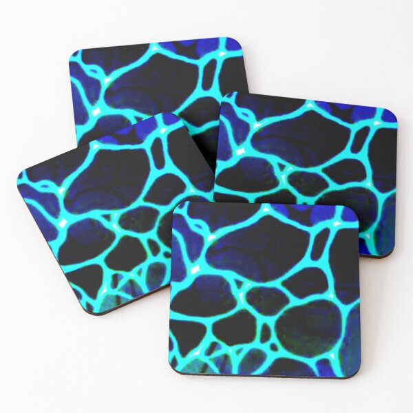 Item preview, Turquoise Neon Blue Abstract Pattern for Graphic T-shirt designed and sold by Artistic Mind.