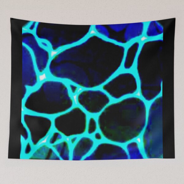 Item preview, Turquoise Neon Blue Abstract Pattern for Graphic T-shirt designed and sold by Artistic Mind.