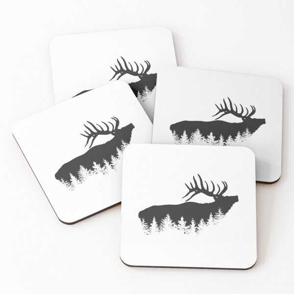 Item preview, Deer and Evergreens Hunting Tri-blend  designed and sold by VenusTeeShir.