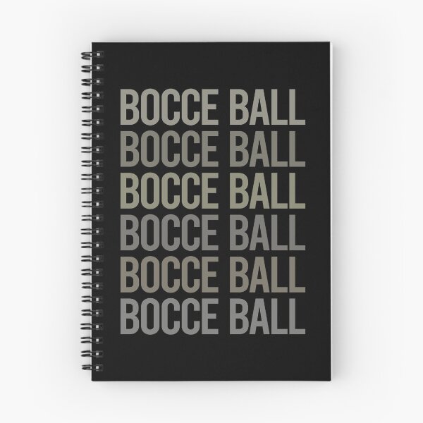 Item preview, Gray Text Art Bocce Ball Bocci Boccie designed and sold by TartSpiderWeb.