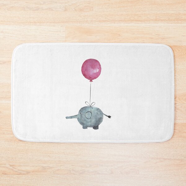 Artikelvorschau, Rosa Luftballon und Elefant entworfen und verkauft von KaylaPhan.