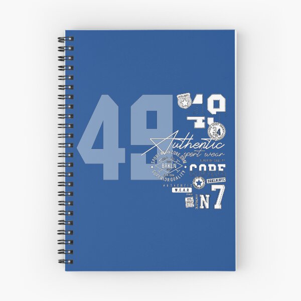 Item preview, Authentic sport wear 49 white - A typographic design with the slogan Authentic sport wear 49 designed and sold by velisani.