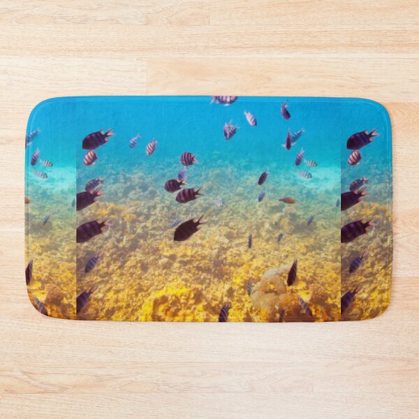Item preview,    Cute colourful blue sea or ocean or blue water and fishes swimming design designed and sold by BEAUTY ⭐⭐⭐⭐⭐.