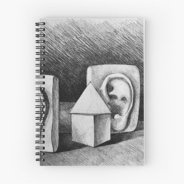 Item preview, Drawing illustration of still life with gypsum ears and geometric shapes designed and sold by oanaunciuleanu.