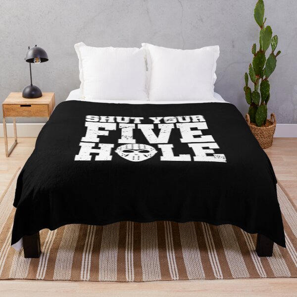 Item preview, Shut Your Five Hole Hockey T shirt Essential T-Shirt designed and sold by JenniferKeel.