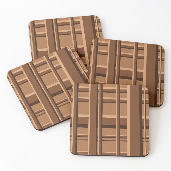 Item preview, Brown Checkered Pattern  designed and sold by MiniMellows.