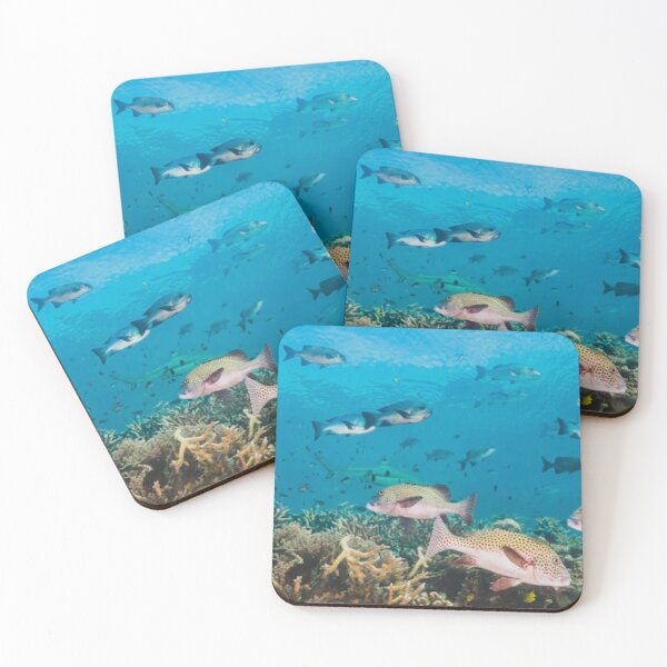 Item preview,   Cute colourful blue sea or ocean or blue water and fishes swimming design designed and sold by BEAUTY ⭐⭐⭐⭐⭐.